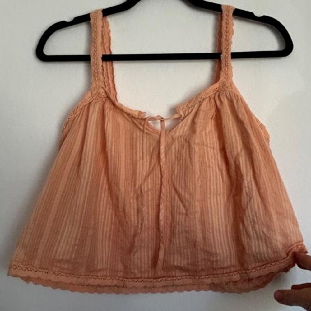 Peach cotton babydoll fairy cami tank top Old Navy Small